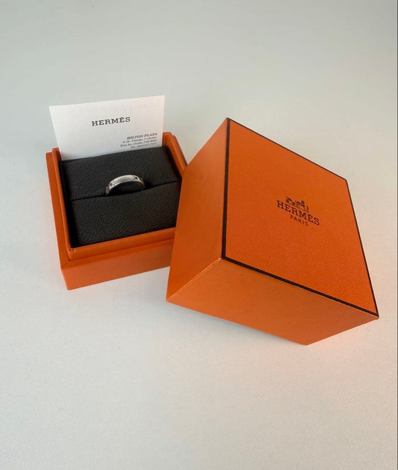Hermes Rings 49 9 K18Wg Au750