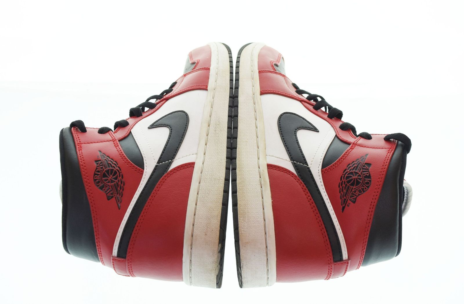 Nike Sneakers Air Jordan 1 Mid Chicago Black Toe 554724-069 103S-1109