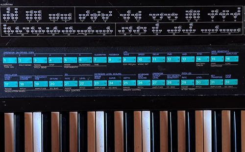 Yamaha Analog Synthesizer Dx7 .Grey Matter