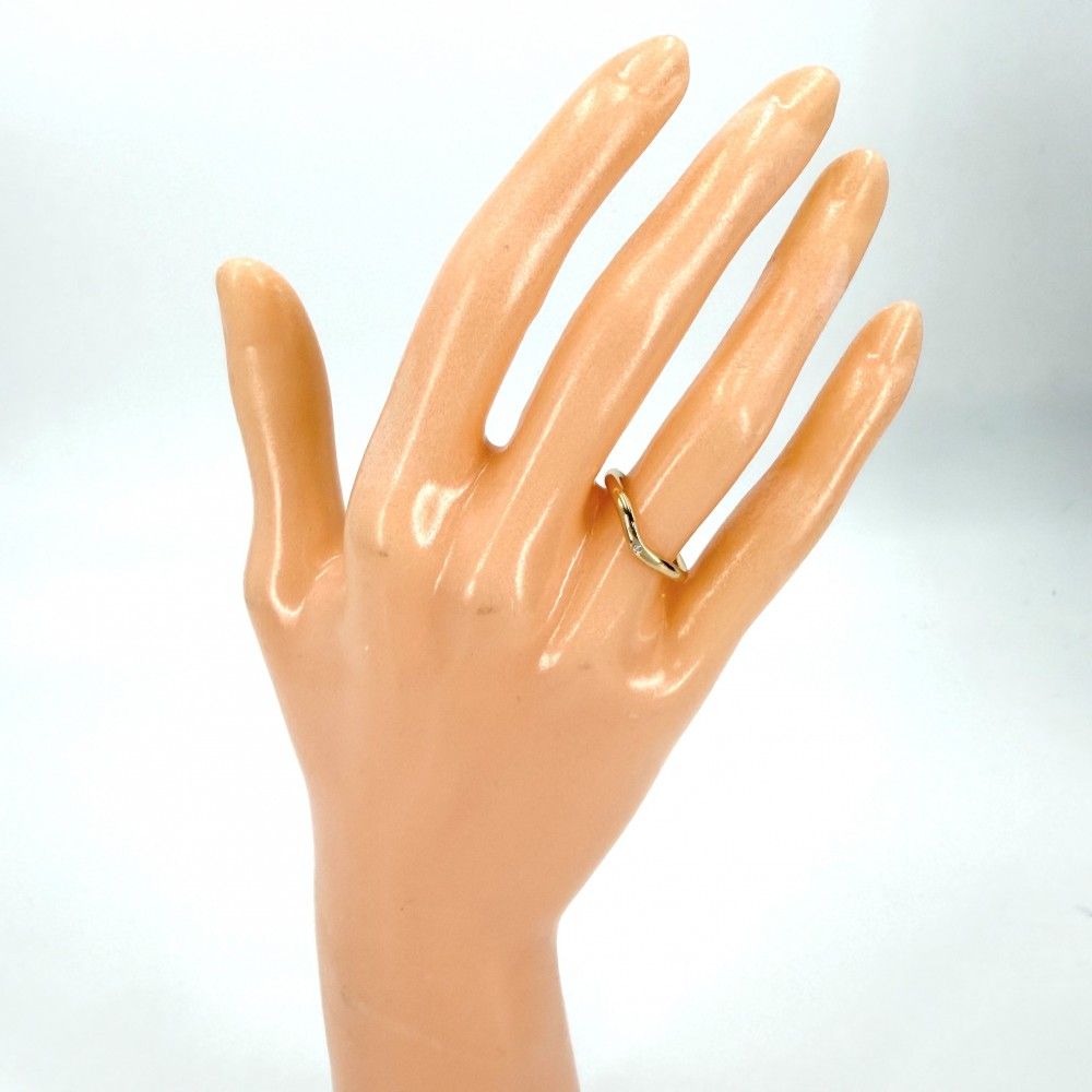 Tiffany Ring Au750 18 Pg Tiffany&Co. K18 0.01Ct 8 2.3G