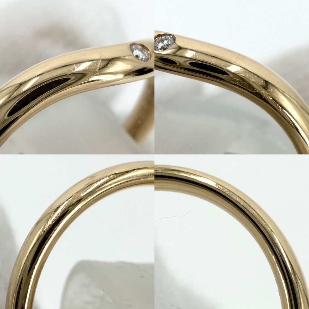Tiffany Ring Au750 18 Pg Tiffany&Co. K18 0.01Ct 8 2.3G