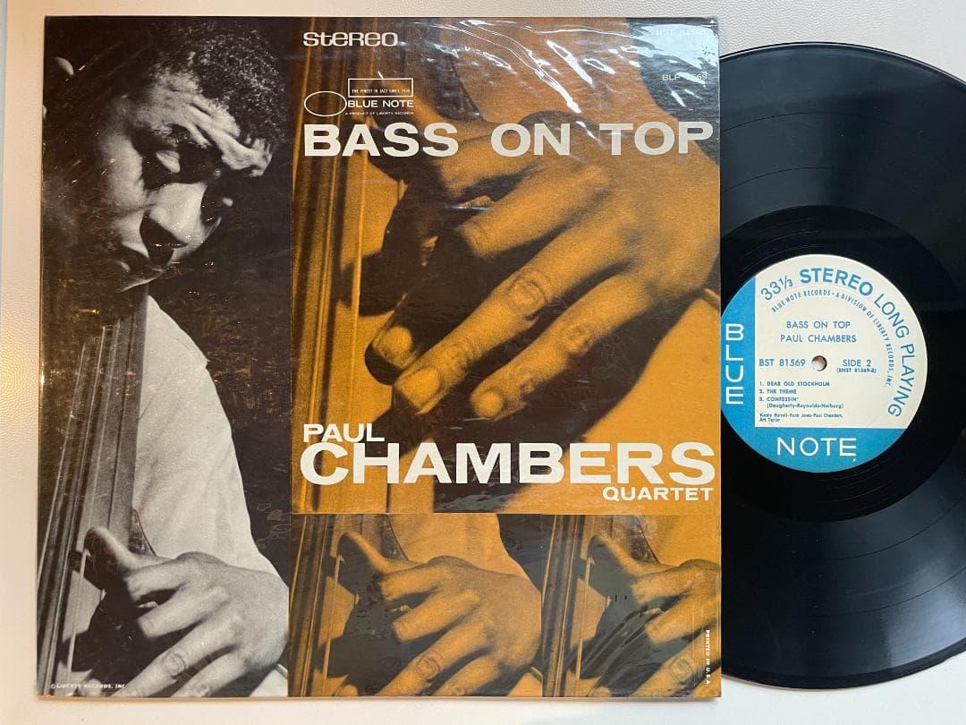 Western Music Paul Chambers Quartet-Bass On Top-Blue Blue