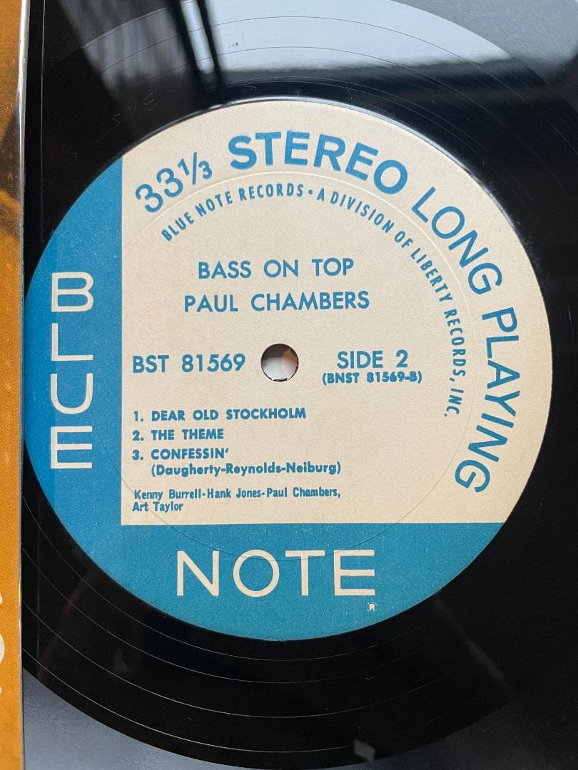 Western Music Paul Chambers Quartet-Bass On Top-Blue Blue