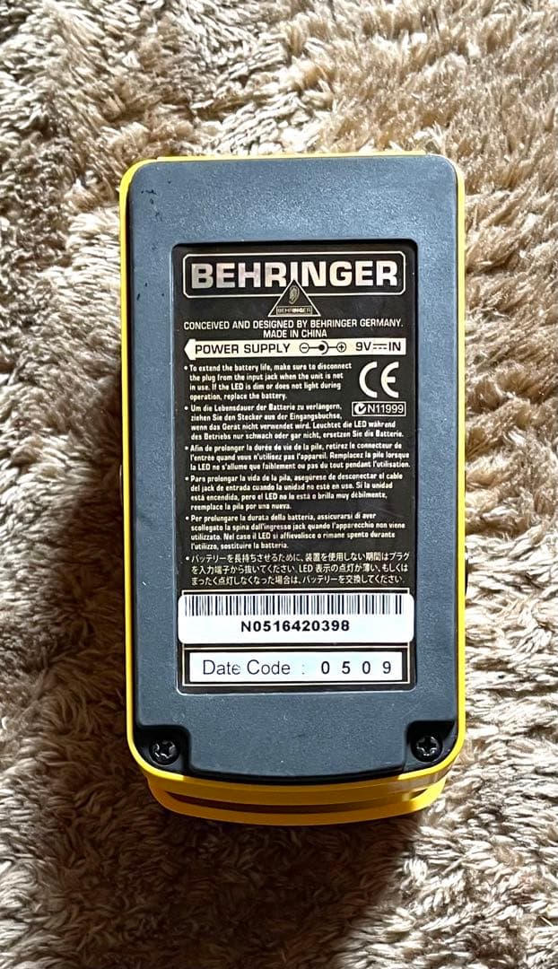Behringer Bass Effects Units Bch100