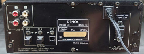 Denon Cd Md Cassette Deck Dmd-80