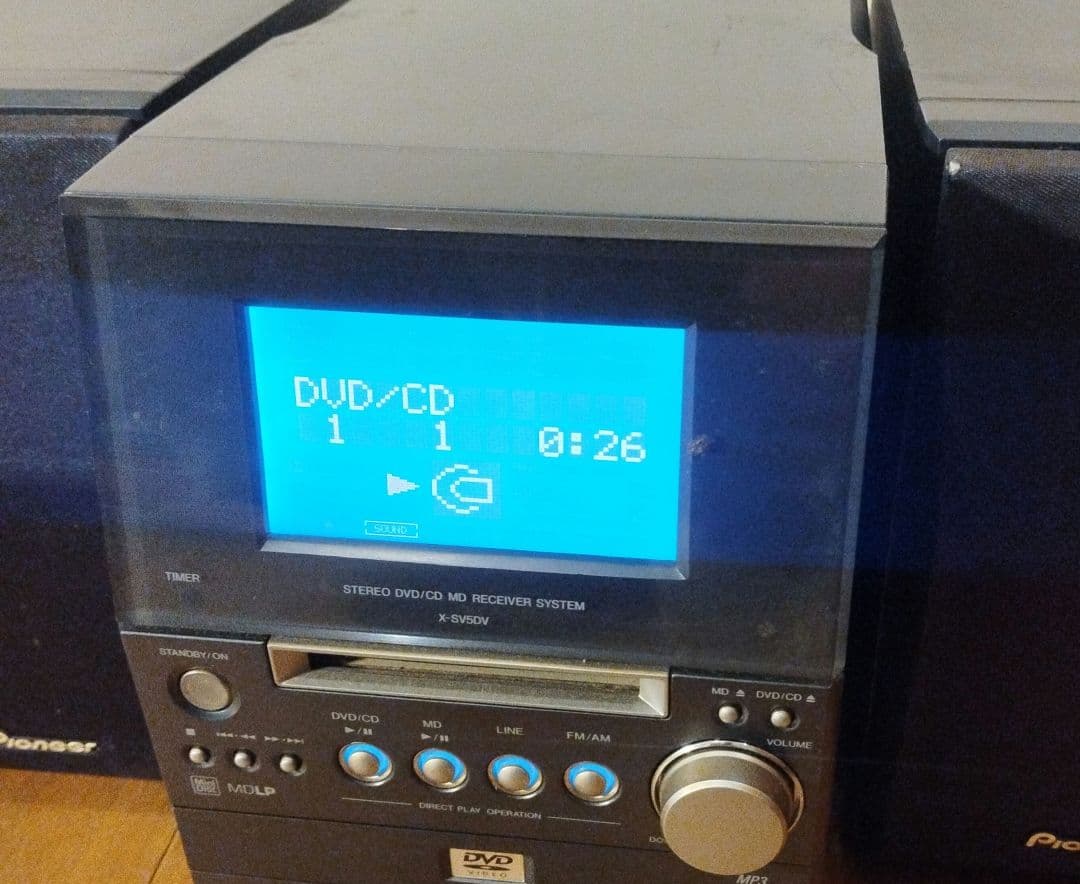 Pioneer Digital Audio Player Dvd/Cd Md Xv-Sv5Dv-K