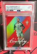 World Soccer 2017 Panini Nobility Ronaldo Psa 9