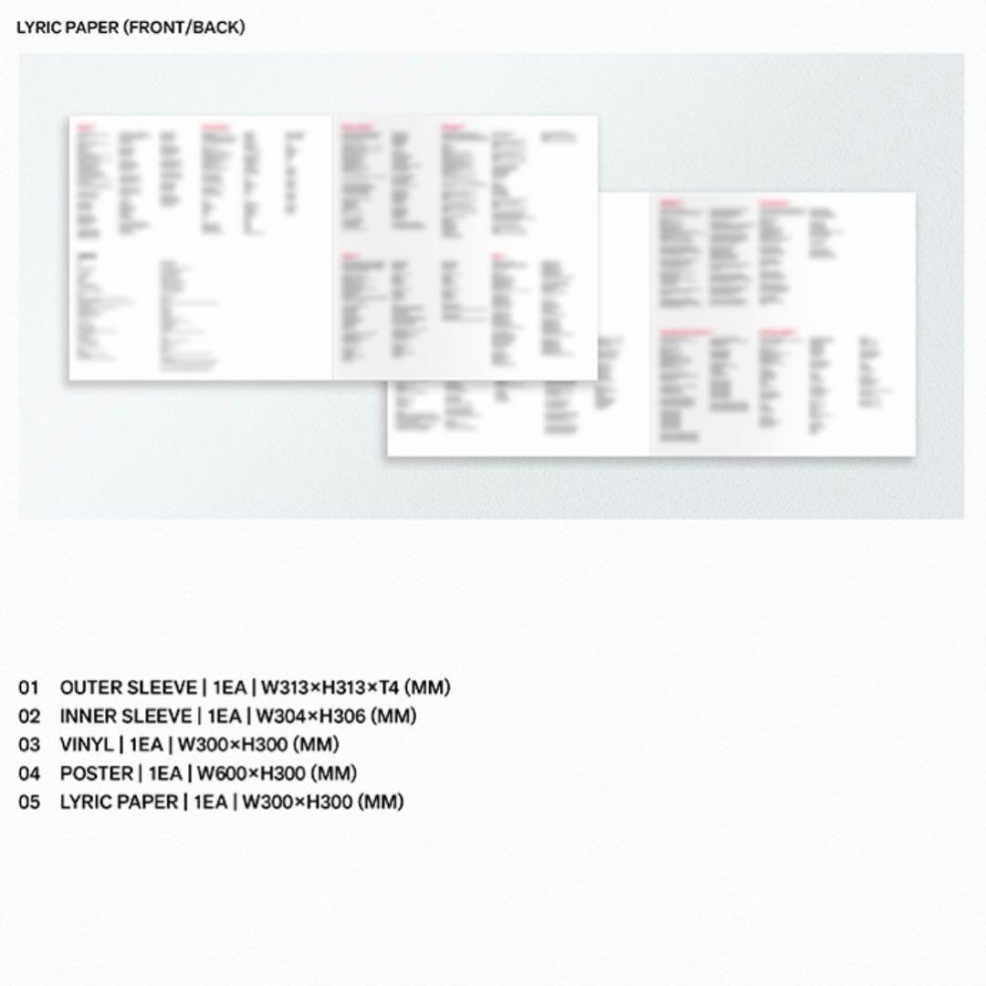 K-Pop Asian Music Bts Arirang Rm Silver Vinyl Ver.