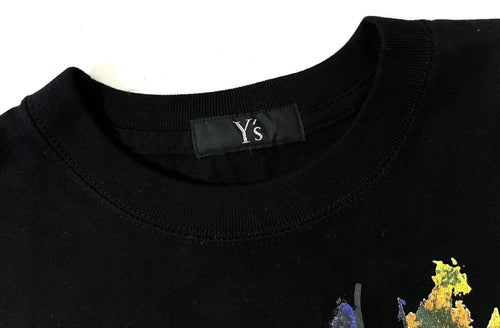Y'S Short Sleeve (T -Shirt) Yohji Yamamoto Yq-T24-678 Black