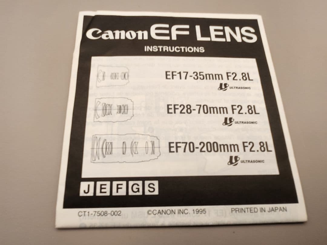 Zoom Lenses Canon Ef70-200Mm F/2.8L
