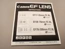 Zoom Lenses Canon Ef70-200Mm F/2.8L