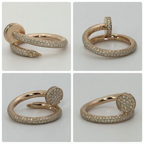 Cartier Ring N4748647 750Pg 0.85Ct 47 7 18 Au750 86940