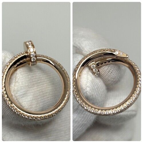 Cartier Ring N4748647 750Pg 0.85Ct 47 7 18 Au750 86940
