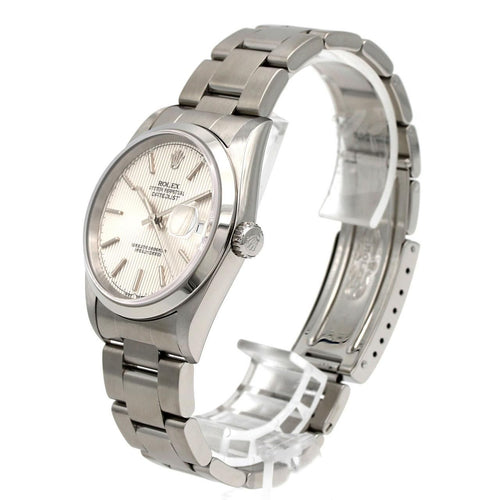 Rolex Automatic Winding Clock 16200 Ss D Sv