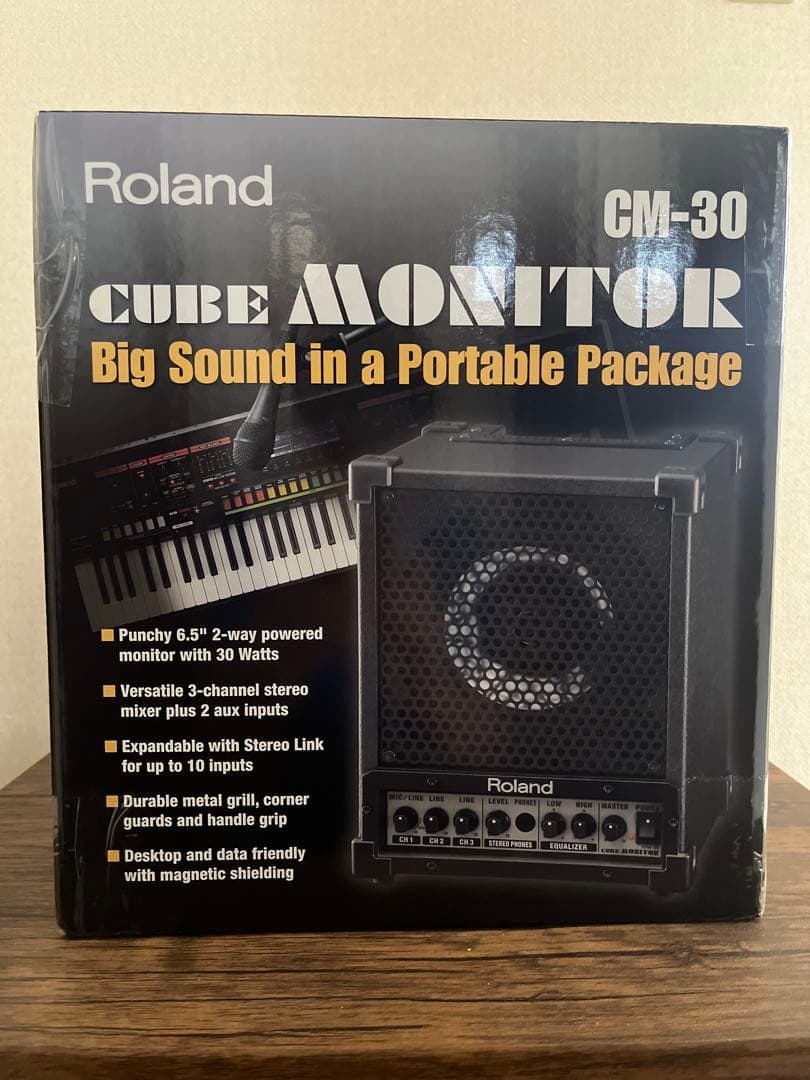 Roland Powered Mixer Cm-30 Cube Monitor