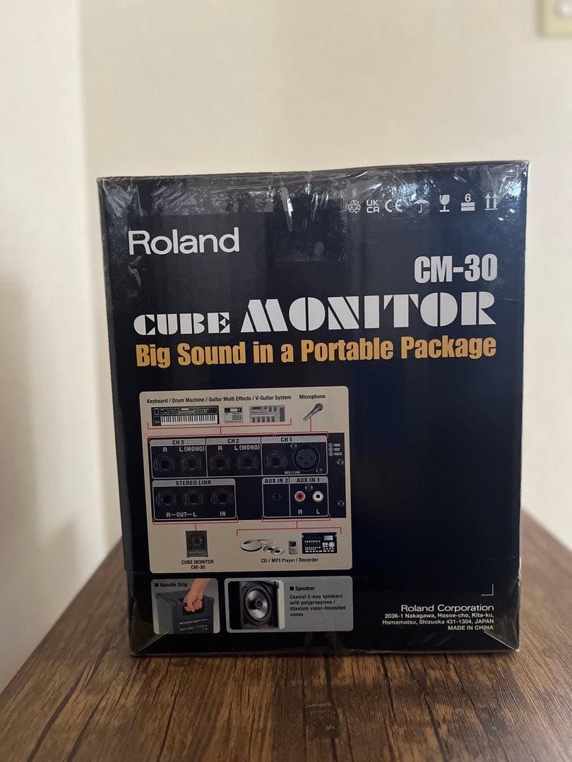 Roland Powered Mixer Cm-30 Cube Monitor