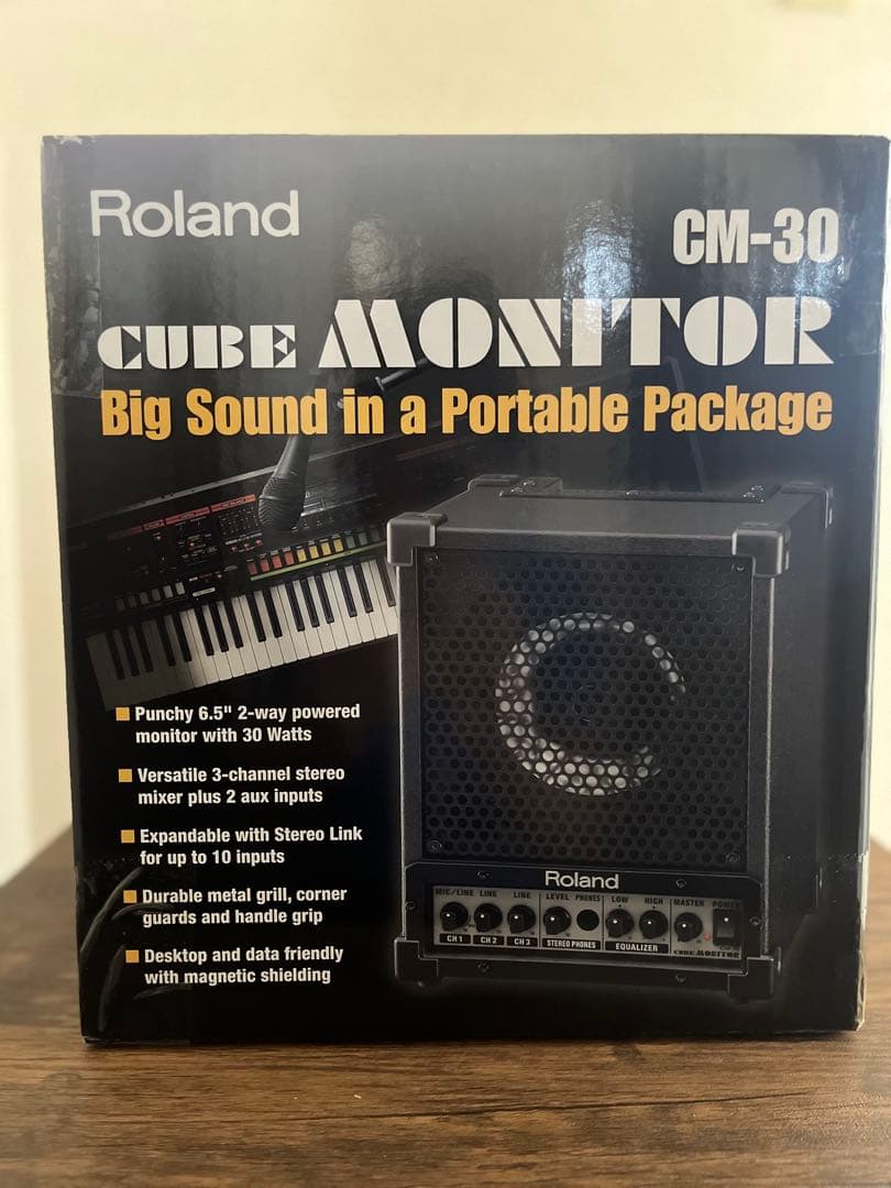 Roland Powered Mixer Cm-30 Cube Monitor