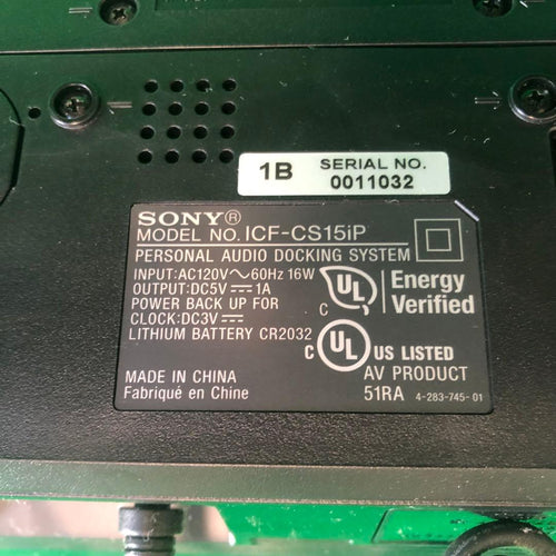 Sony Others Icf-Cs15Ip