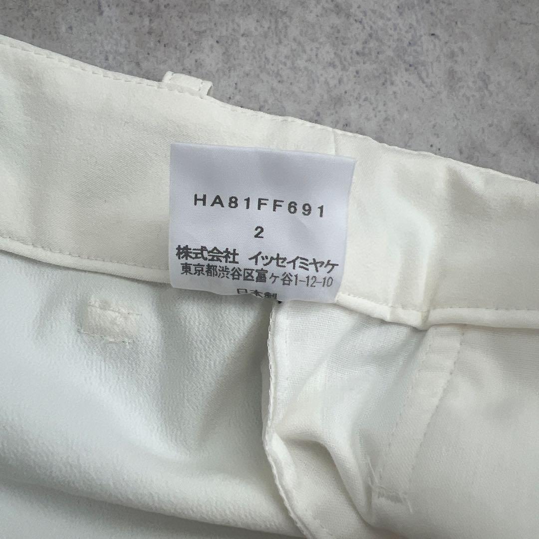 Haat Issey Miyake Wide-Leg Pants Loose-Fitting M