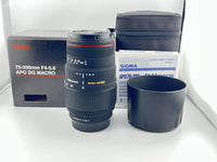 Sigma Zoom Lenses 70-300Mm F4-5.6 Apo Dg Pentax