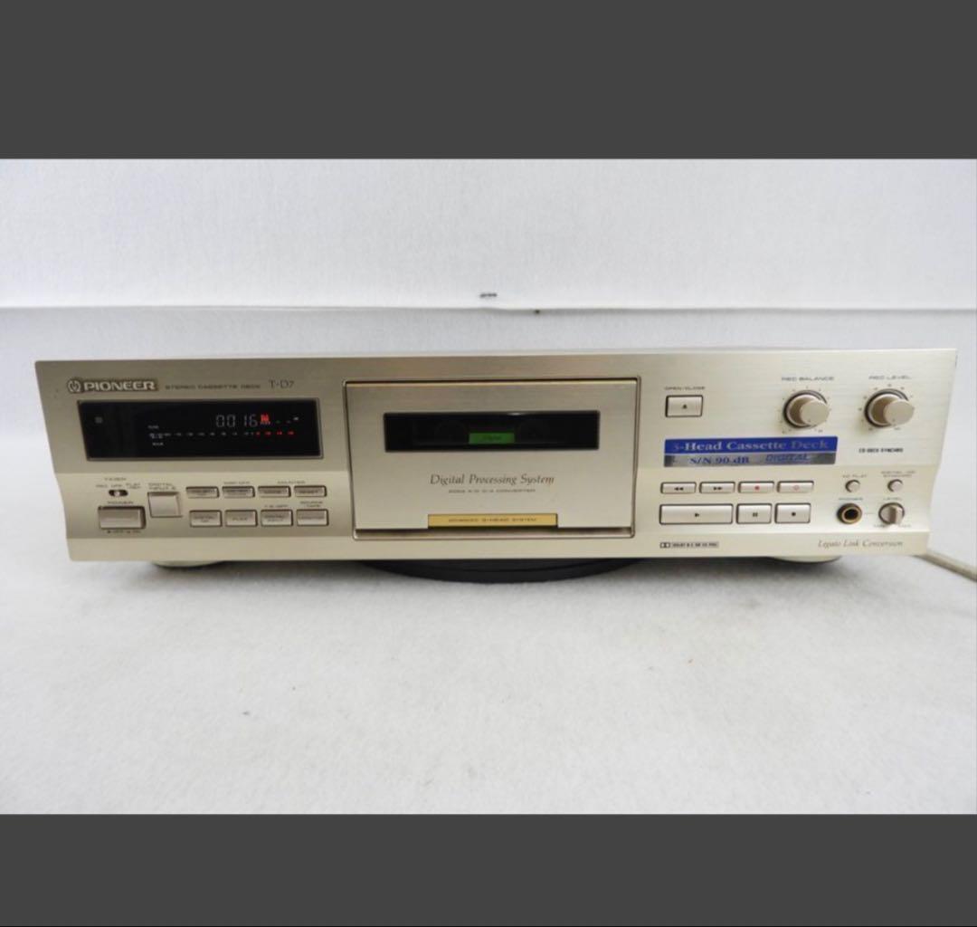 Cd, Md Cassette Decks Pioneer T-D7