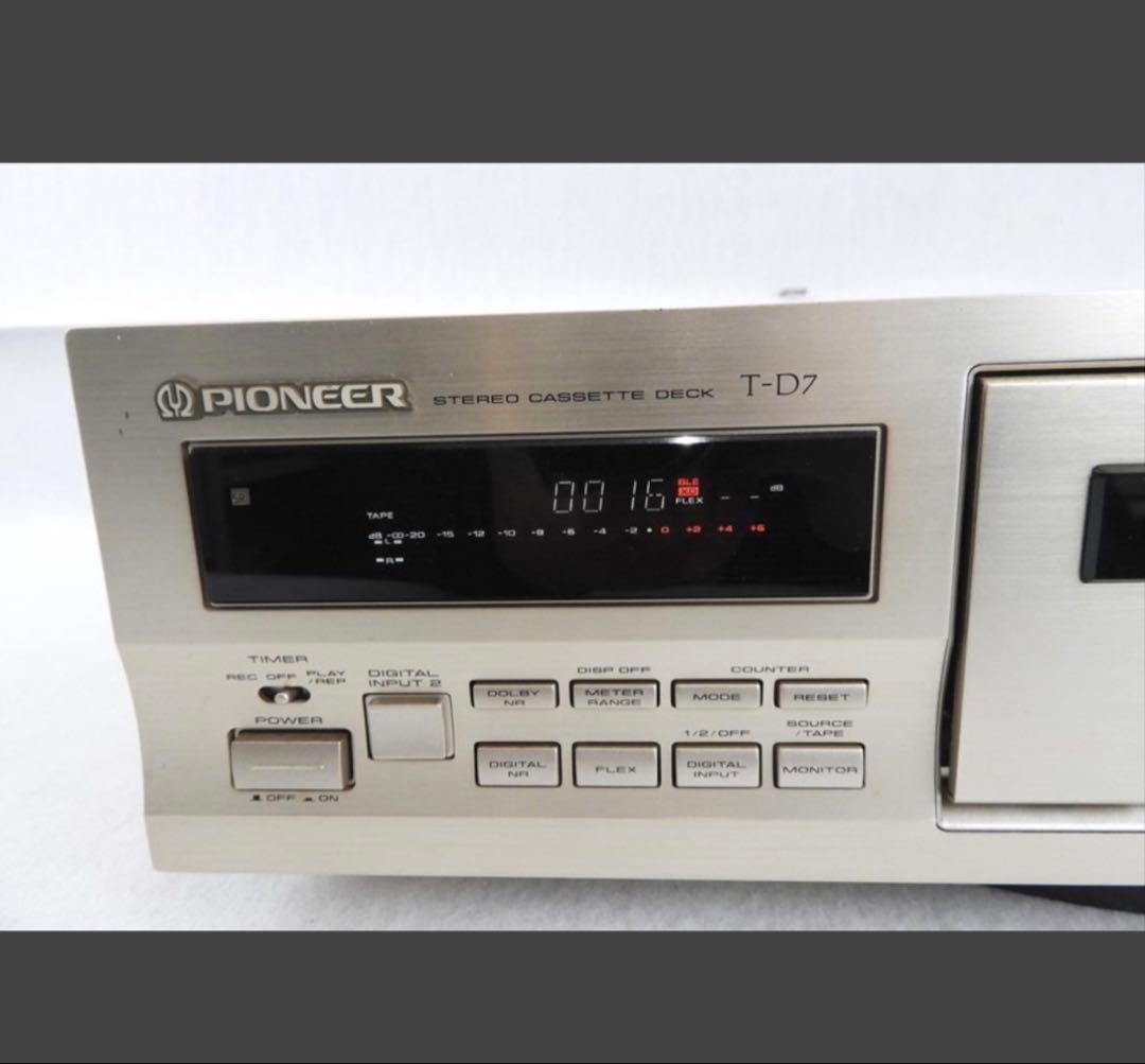 Cd, Md Cassette Decks Pioneer T-D7