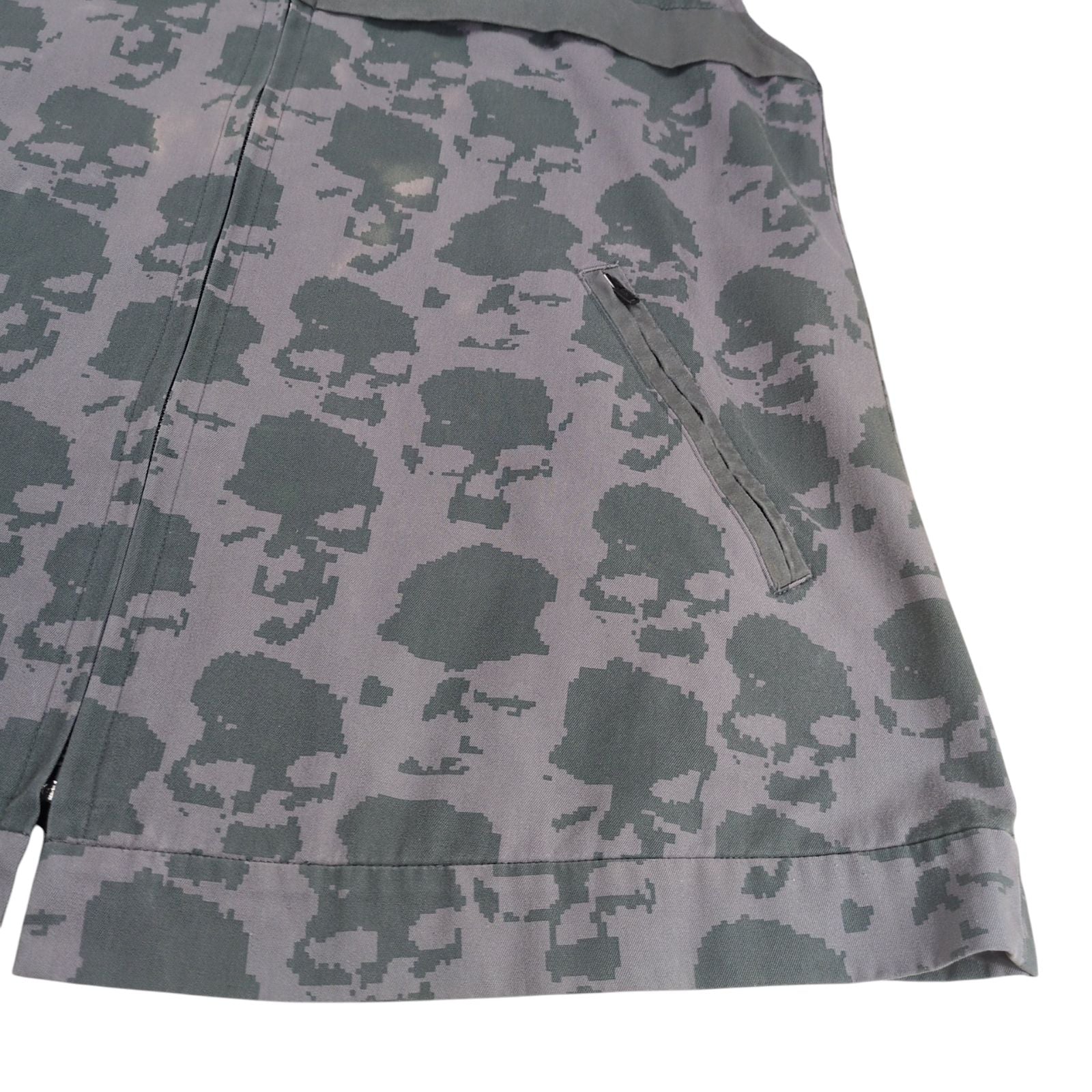 Undercover Jumper Blouson "Under Cover" 1996Ss Skull Pattern Zip Up Shirt Jacket