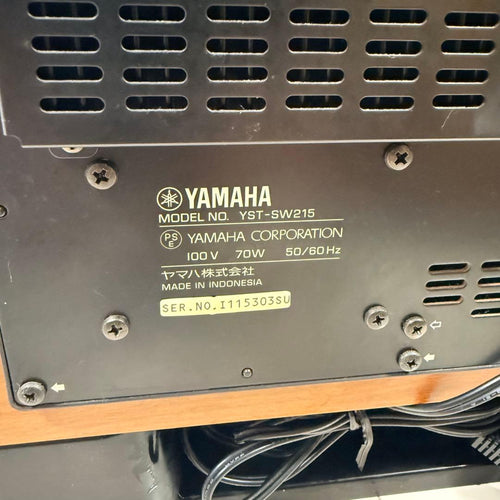 Yamaha Subwoofers Yst-Sw215