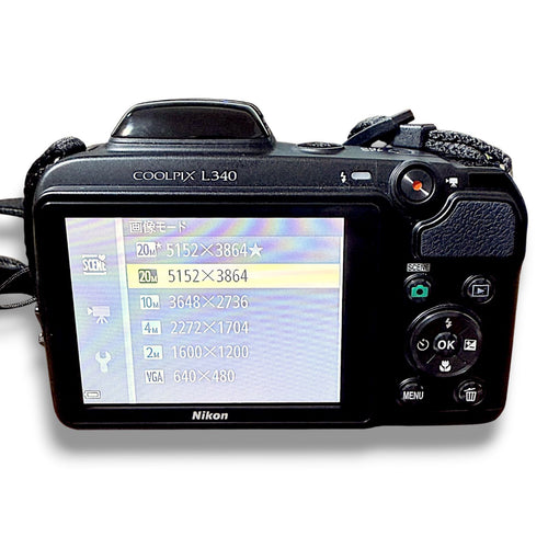 Nikon Compact Digital Camera Coolpix L340 2048 28 3