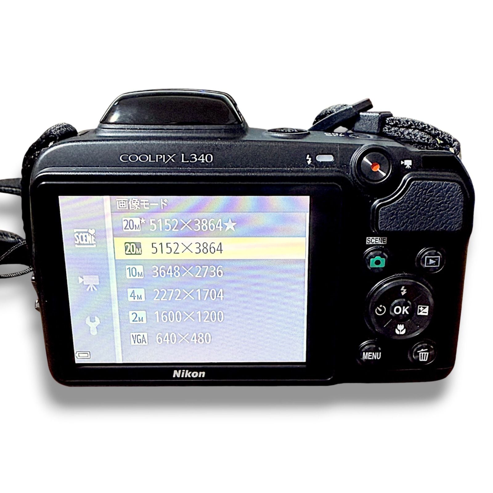 Nikon Compact Digital Camera Coolpix L340 2048 28 3