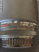 Tamron Zoom Lenses Af Aspherical 28-200