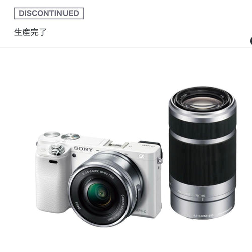 Sony Mirrorless Interchangeable Lens Cameras A6000