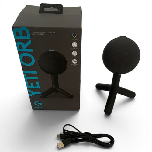 Logicool Condenser Microphone G Yeti Orb Rgb G-Yeti-Orb-Bk Usb 1100-4266-4266