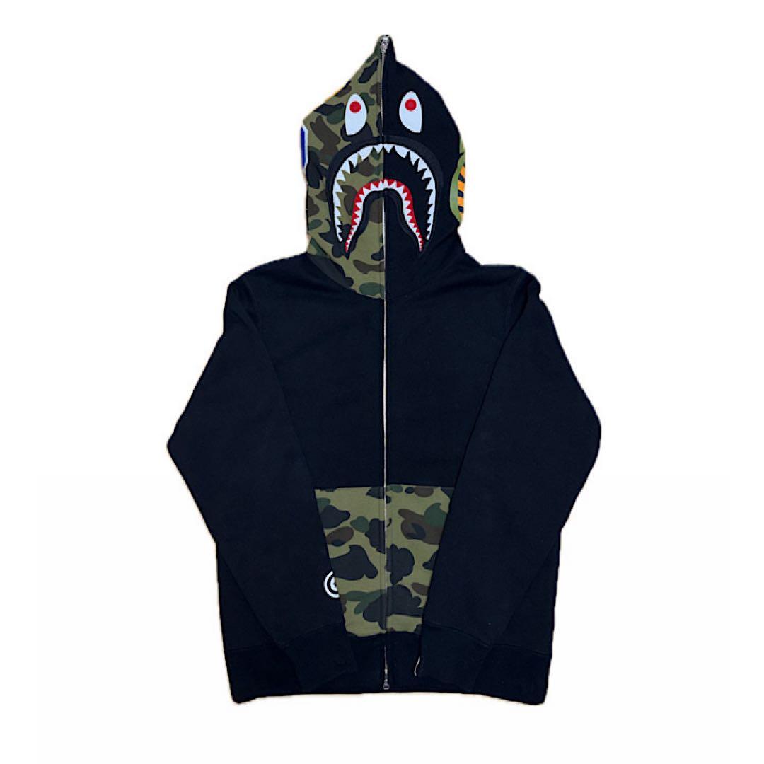 A Bathing Ape Hoodies Shark Full Zip Hoodie
