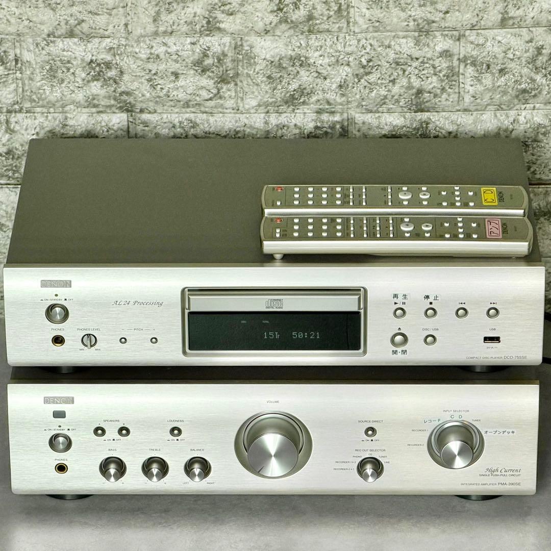 Denon Integrated Amplifiers Pma-390Se Dcd-755Se Cd