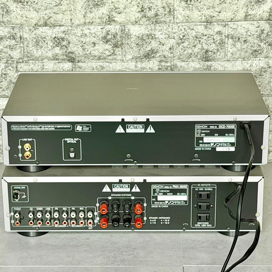 Denon Integrated Amplifiers Pma-390Se Dcd-755Se Cd