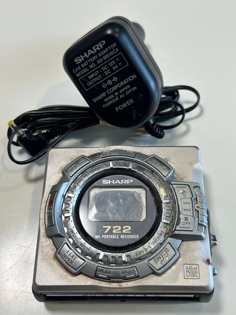 Sharp Portable Md Players Md-Ms722-S