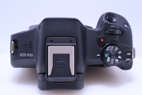 Canon Mirrorless Interchangeable Lips 8,000 Eos R50 (Black)(