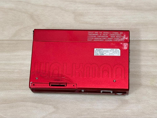 Sony Cassette Player Walkman Wm-40
