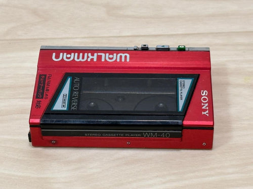 Sony Cassette Player Walkman Wm-40