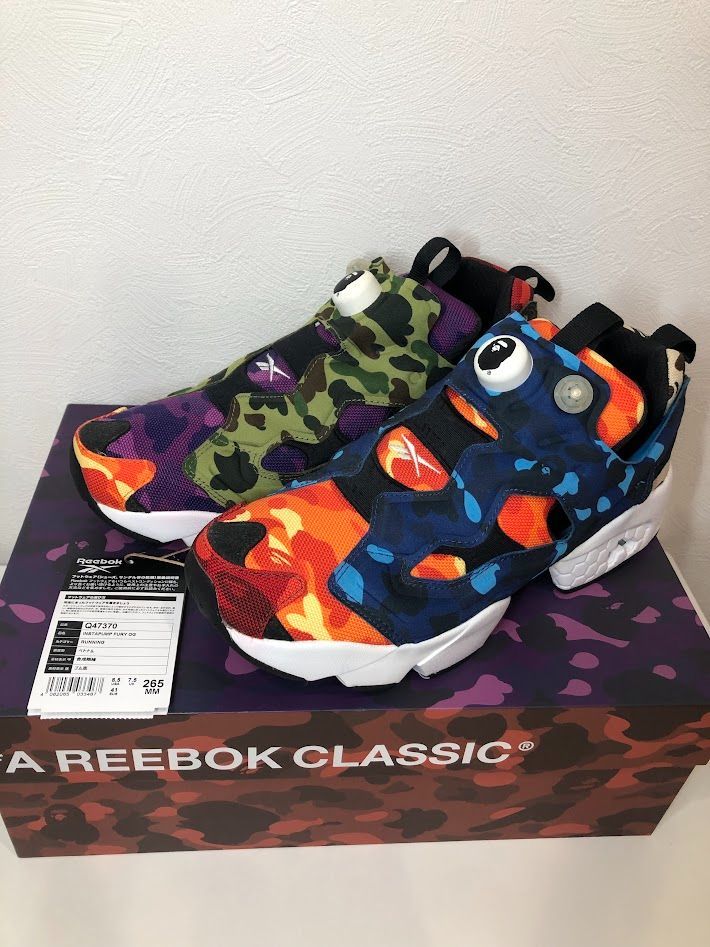Reebok Sneakers A Bathing Ape Instapump Fury Og