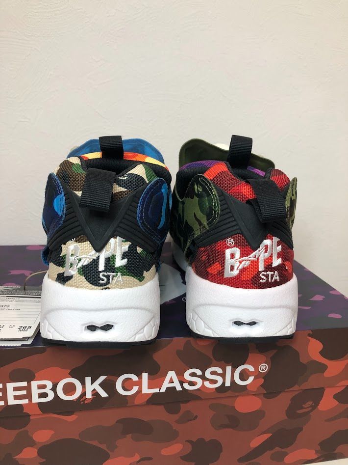 Reebok Sneakers A Bathing Ape Instapump Fury Og