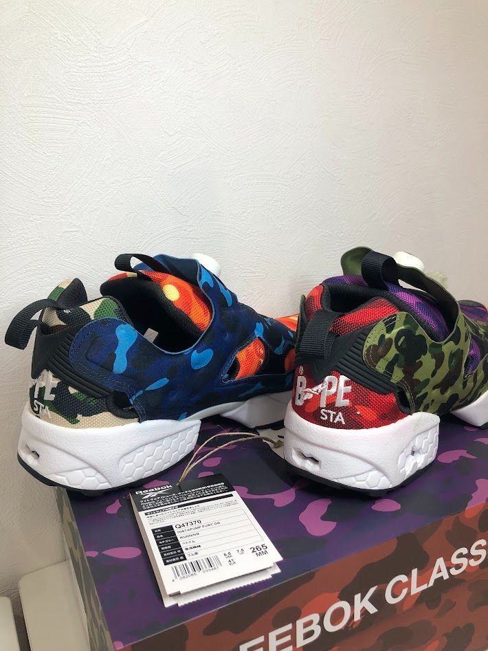 Reebok Sneakers A Bathing Ape Instapump Fury Og