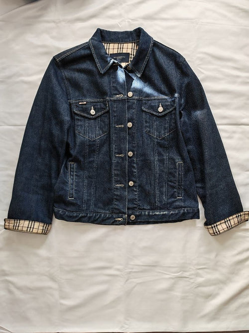 Burberry G Jean Denim Jacket/Coverall Uk 10