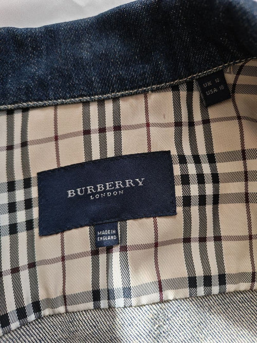 Burberry G Jean Denim Jacket/Coverall Uk 10