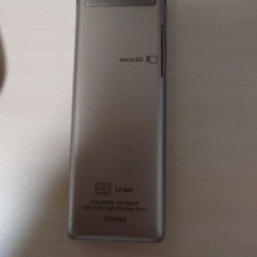 Sony Ic Recorders Voice Icd-Ux560F