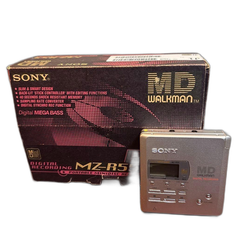 Sony Portable Md Player Mz-R55 5527