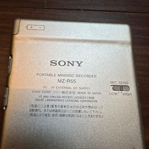 Sony Portable Md Player Mz-R55 5527