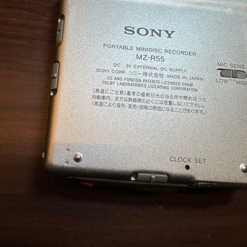 Sony Portable Md Player Mz-R55 5527
