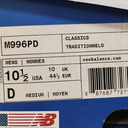 New Balance Sneakers 28.5 M996Pd